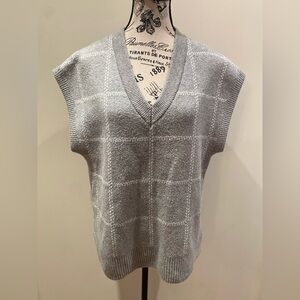Grey Knit Vest Women’s Size Med EC by A New Day